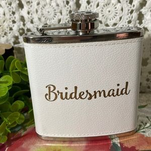 New stainless steel 6 oz Bridesmaid flask